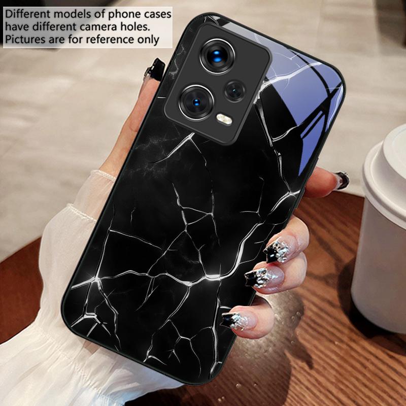 Padrão de textura de lava vermelha Para Xiaomi 14 Ultra 13 Lite Redmi Note 13 11 Pro 12 Plus Poco X6 3 Pro F4 6 GT Capa de Celular de Vidro Temperado