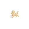 Cute Matte Gold Zodiac Brooch Vintage Animal Brooch Clothing Brooch Rabbit Dog Ma Long Pig