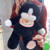 Non-Toxic 45Cm Imitation Mink Fur Cat Doll Cute Little Cat With Dress Plushies Plush Stuffed Animal Doll Children Valentine Day Children Gifts