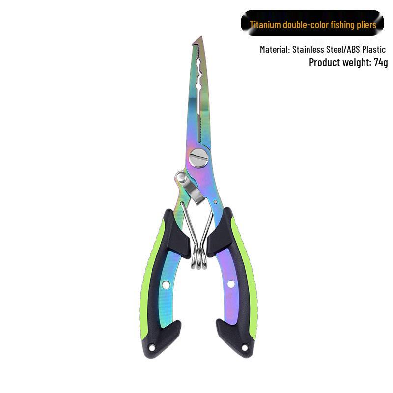 Multifunctional Fishing Pliers: Extended Scissors, Line Cutter, Hook Remover, Portable Fish Controller