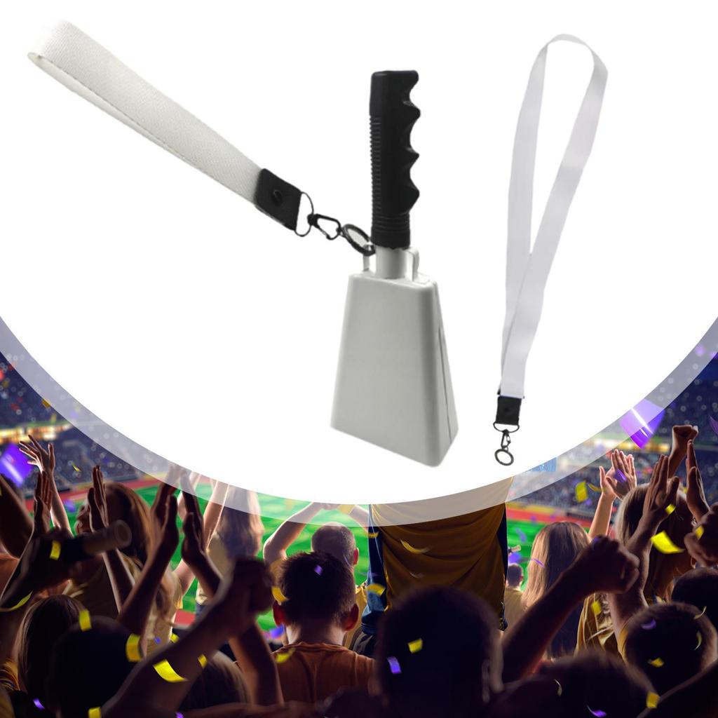 Cowbell Cheering Bell Decorative Musical Instruments Noise Maker Loud for Christmas Sport