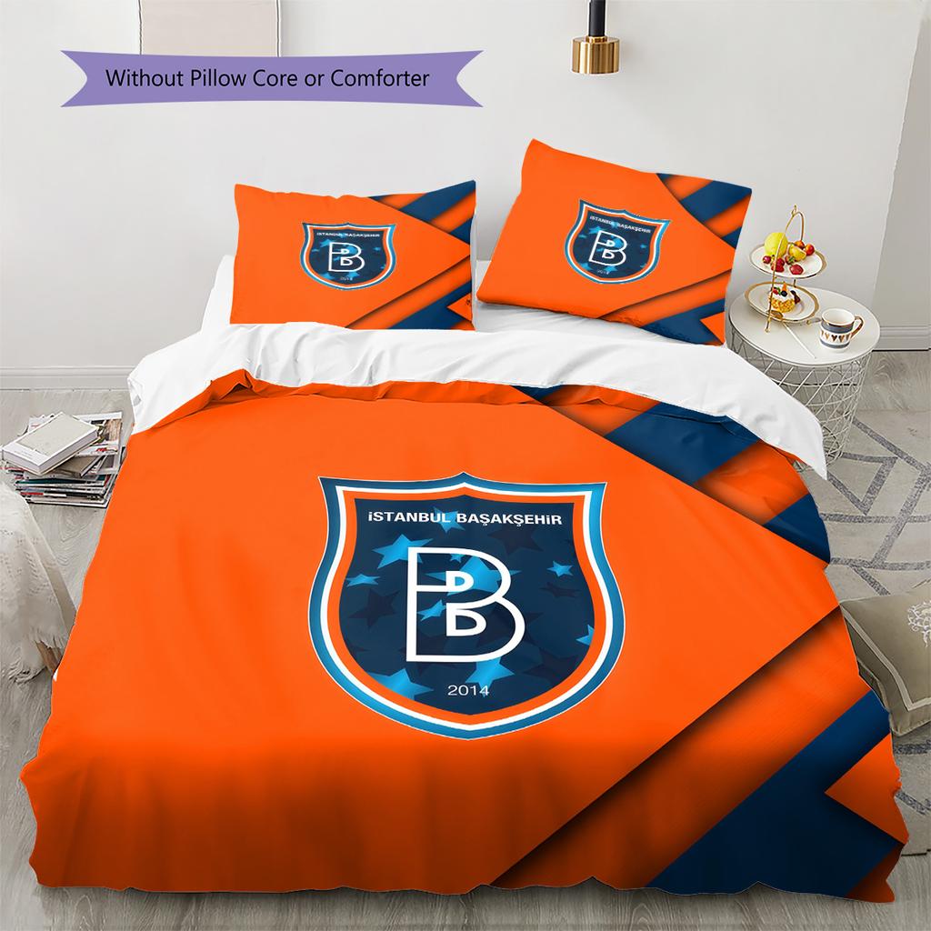 İstanbul Başakşehir Pattern Bedding Quilt Set  Home Decoration  Gift (1 * duvet cover + 2 * pillowcase  without core)