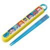 Skater Children's Chopsticks and Chopstick Case Set, Antibacterial, Paw Patrol Design, KAWAII, Made In Japan, 16.5cm, ABS2AMAG-A