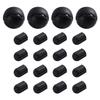 T02C!Piedini a Sfera in Gomma Stabilizzanti(4 pezzi) Per Sedia da Campeggio Helinox Sedia da Esterno Tappo Gamba Nero