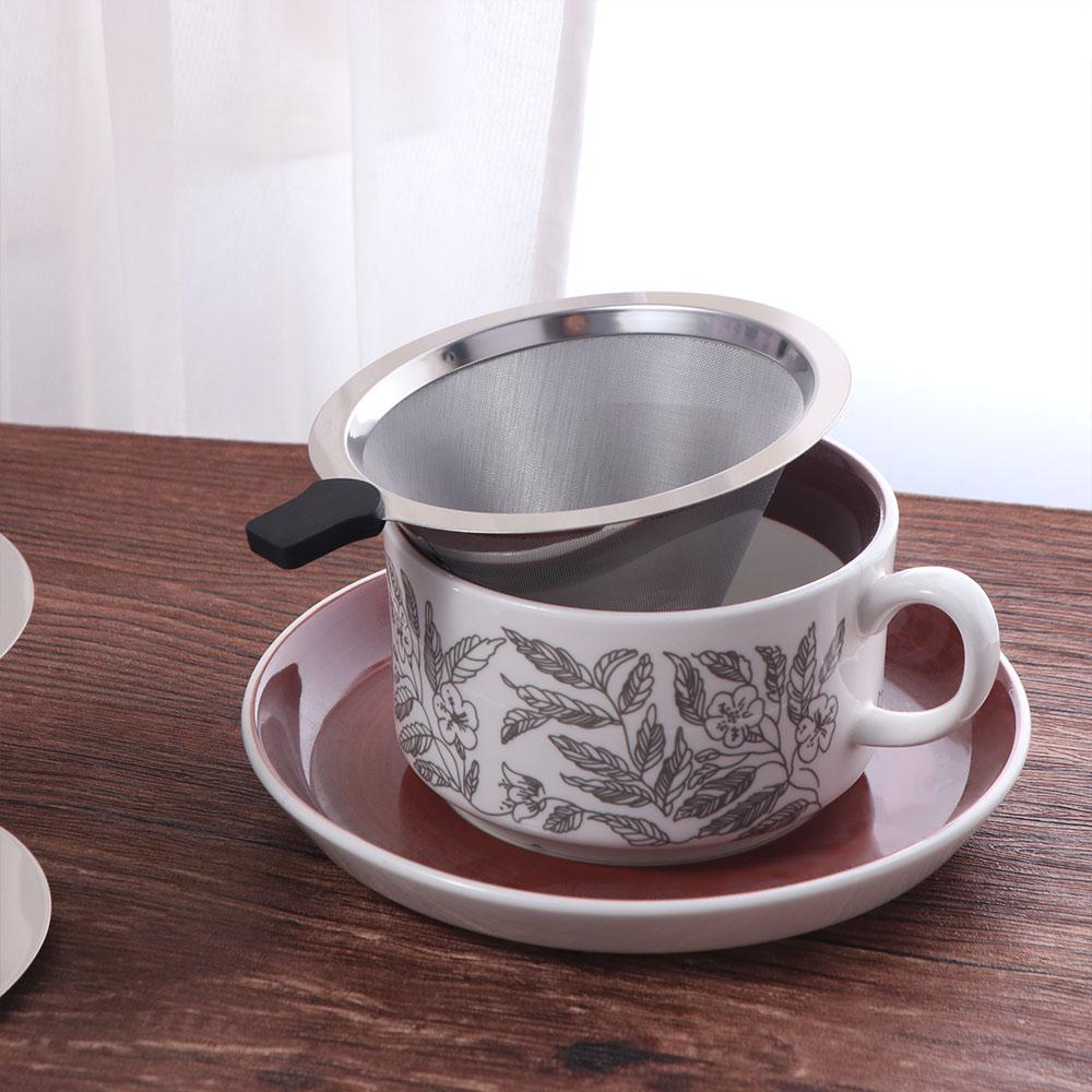 800 Mesh Filter Stainless Steel Coffee Dripper Hand Dripping Coffee Maker  Hand Drip Coffee