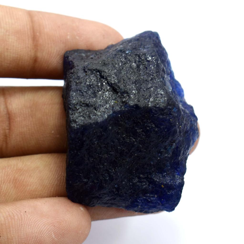 182.80 Ct Natural Blue Sapphire Rough Huge Size CERTIFIED Uncut Loose Gemstone AM-72