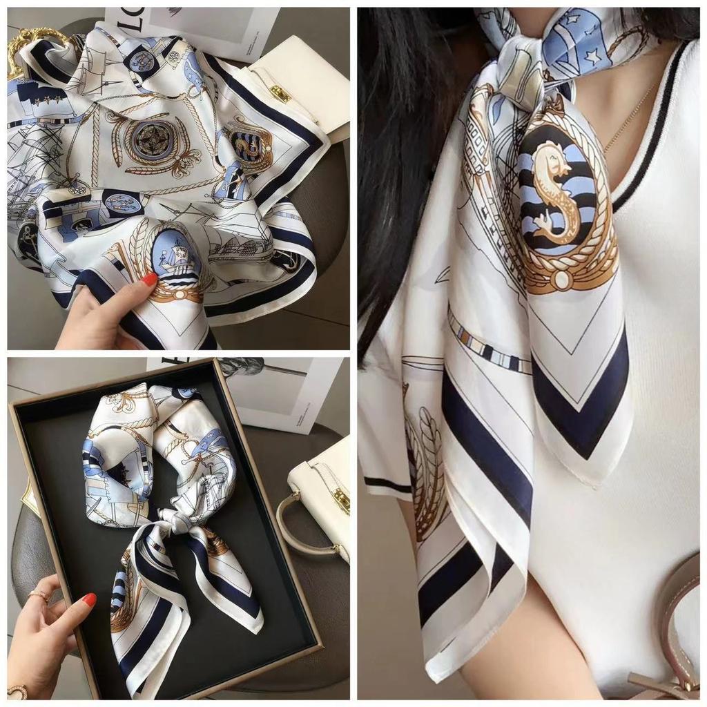 Eleganti Foulard di Seta da Donna Con Centinaia di Camicie, Assistenti di Volo, Decorazione Professionale, Protezione del Collo, Foulard, 70 Foulard Quadrati Piccoli.