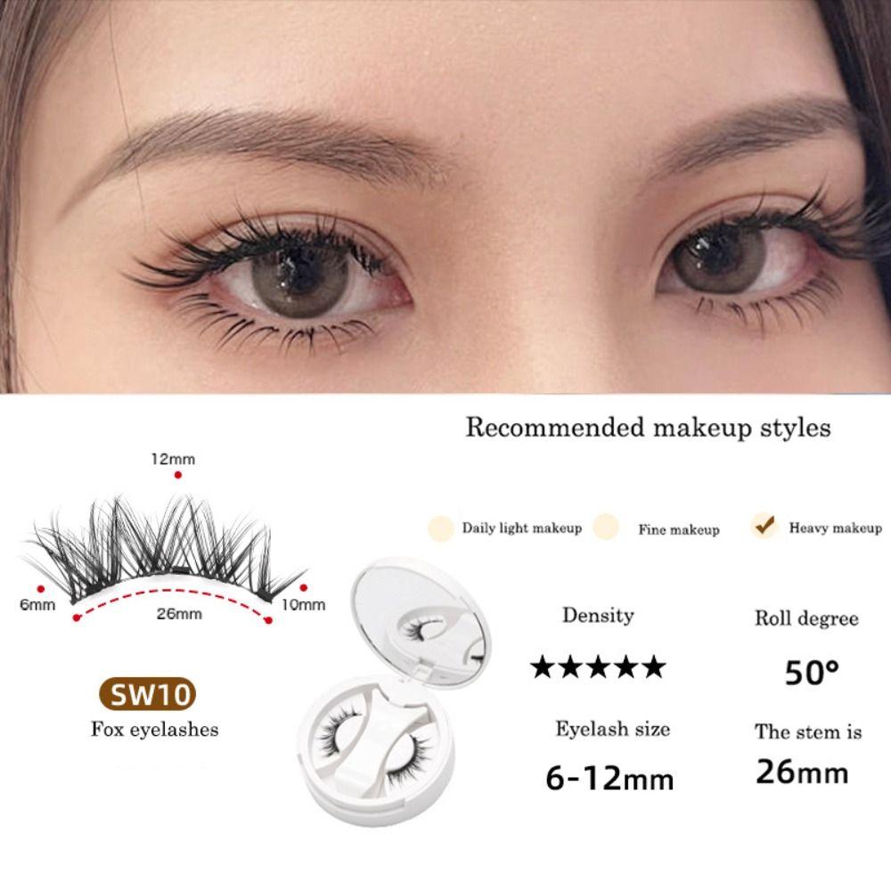 Makeup Magnetic False Eyelashes Long Lasting False Eyelash Clusters  Eyelashes Extension