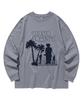 VIDEO JOCKEY Walk Ls T-Shirt [Ash Gray]