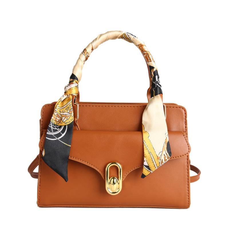 Pu Fashion Small Square Handbag With Zipper Closure For Daily Casual Wear