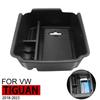New Car Armrest Storage Box Tray For Volkswagen VW Tiguan VW 2023 Taos and 2022 2023 2018-2022 T6M2