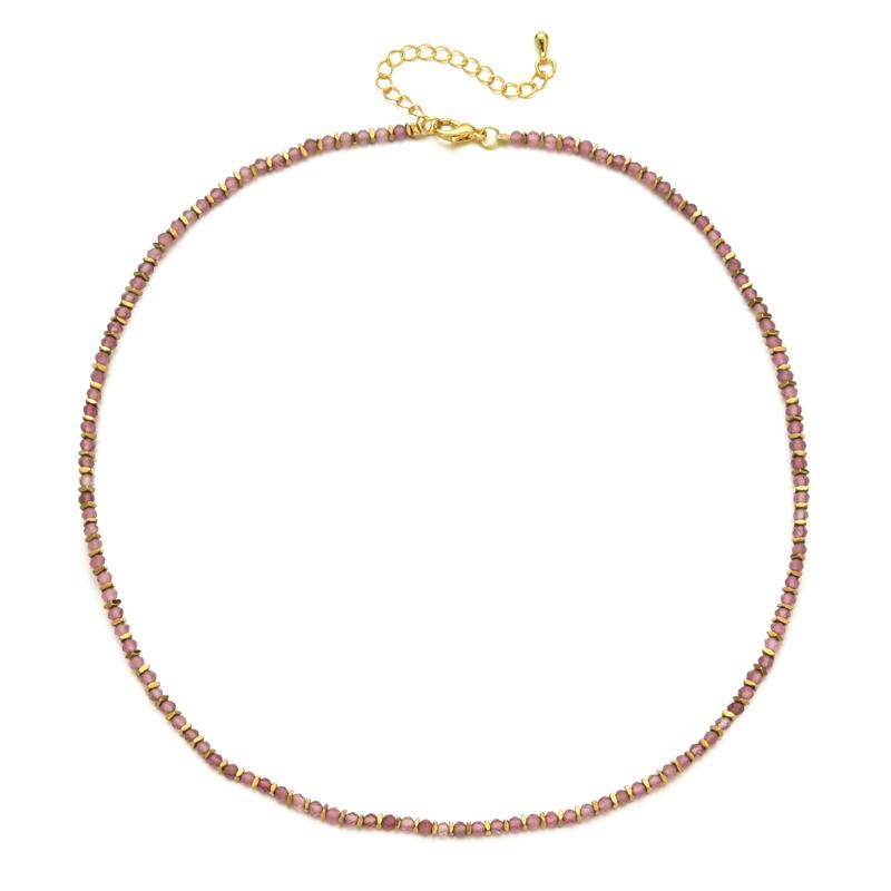 ZMZY Vintage Unique New Natural Stones Simple Choker Necklaces Women Beaded Collar Necklace Designer Jewelry Bijoux