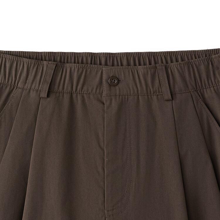 Skechers Solid Color Mid-Rise Button Casual Shorts Women Shorts L226W113-05U5