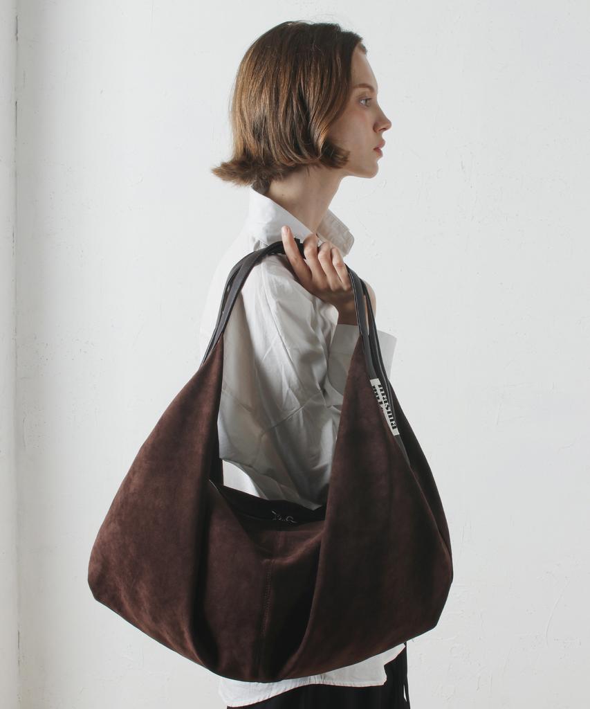 Masmarulez Wing Suede Bag _Chocolate Brown