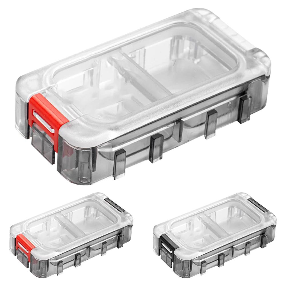 Fishing Tackle Box Expandable Fishing Tackle Box Fishing Hardware Toolbox Waterproof Tool Box Clear Top Fishing Lure Storage Box