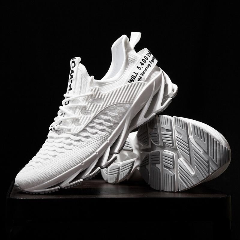 Fashion Men's Shoes Blade Shoes Large-Size Autumn Flying Mesh Student Sports And Casual Running Shoes Fashionable Casual Lightweight