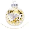 Artistic Nature Bird Clear Christmas Ball Ornament Holiday Decorations For Festives Tree Decoration Memorables Gift