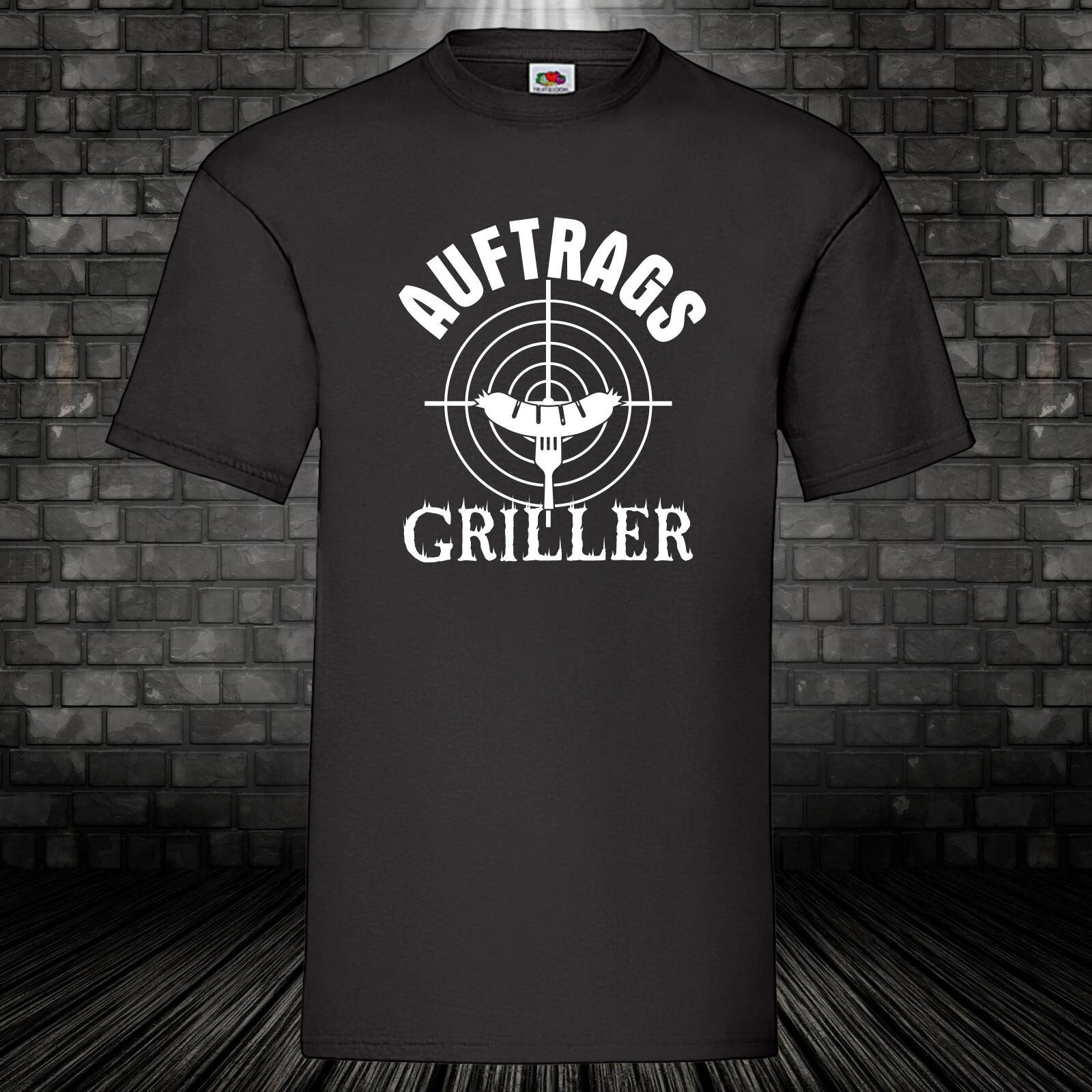 Job order barbecue barbecue shirt T-shirt black barbecue fun shirt 100% cotton S-5XL XXXXL