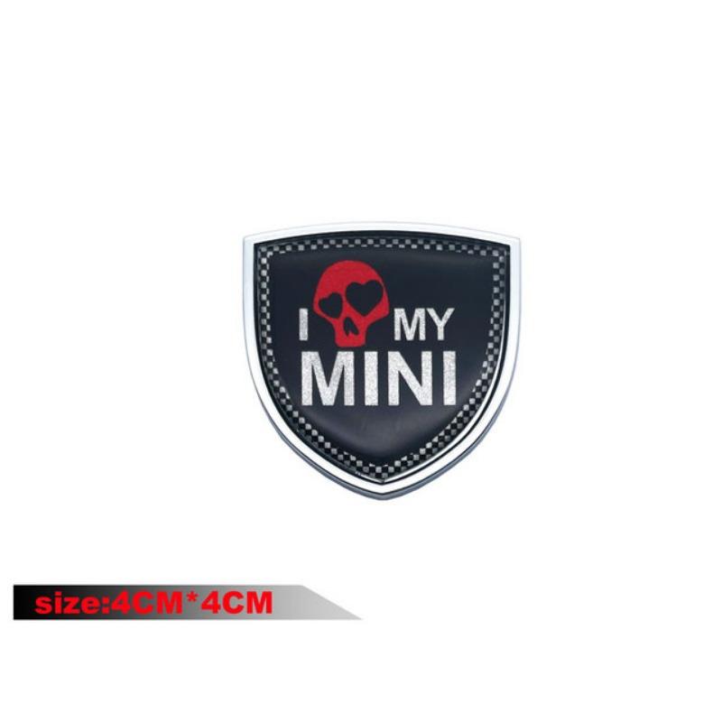 Personality Style Metal Car Sticker Body Badge Door Trim Decal For Mini R56 F55 F56 R57 R58 R60 Clubman Countryman Cooper ONE S