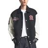 MLB New York Yankees Varsity Single-Breasted Collar Long Sleeve Jacket Unisex Jacket Black 3AJPV1446-50BKS