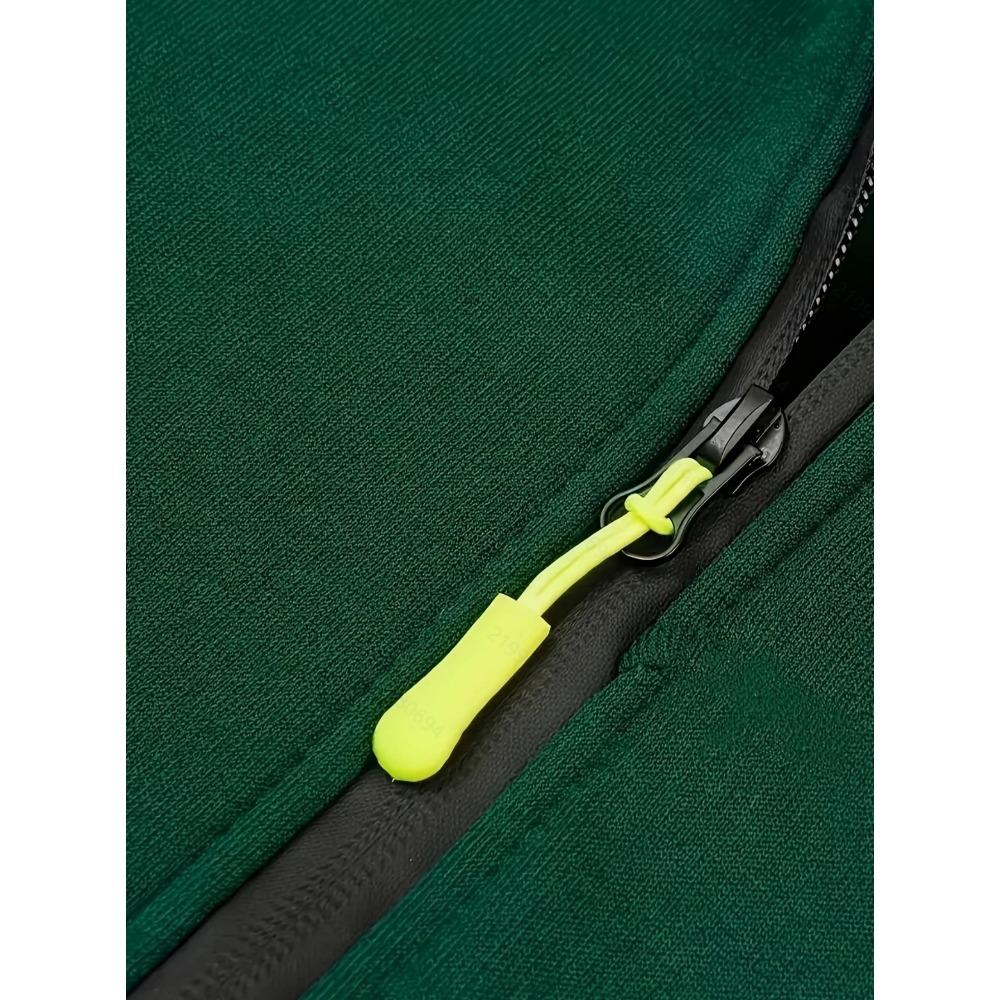 New Men's Sportswear Y2K Zipper Sweater Trendy Innovation Loose Hooded Outdoor Cardigan Autumn and Winter Jacket
