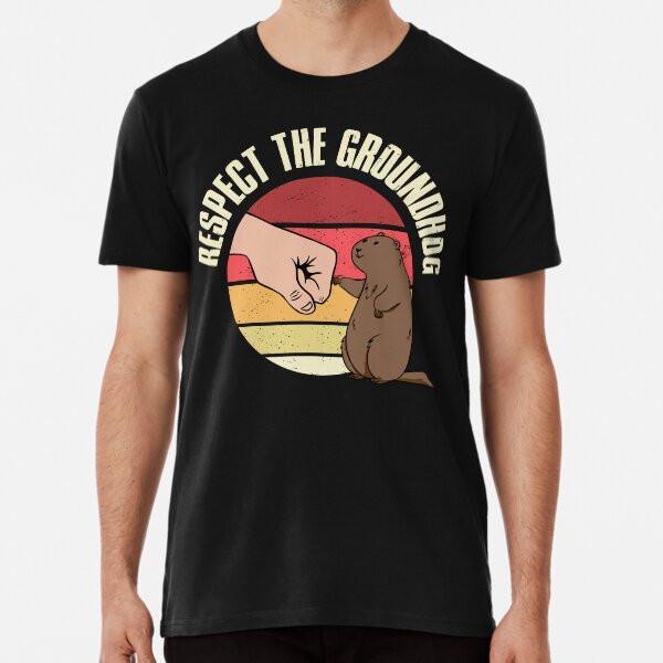 

Respect The Groundhog Funny Groundhog Day GiT-Shirt S-5XL Best T-Shirt 4XL