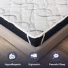 Protège-matelas avec élastiques | Housse de protection pour matelas respirante, hypoallergénique et anti-acariens 
