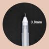 1/3Pcs 0.8Mm Oily White Marker Pen Graffiti Pens Waterproof Permanent Gel Pencil