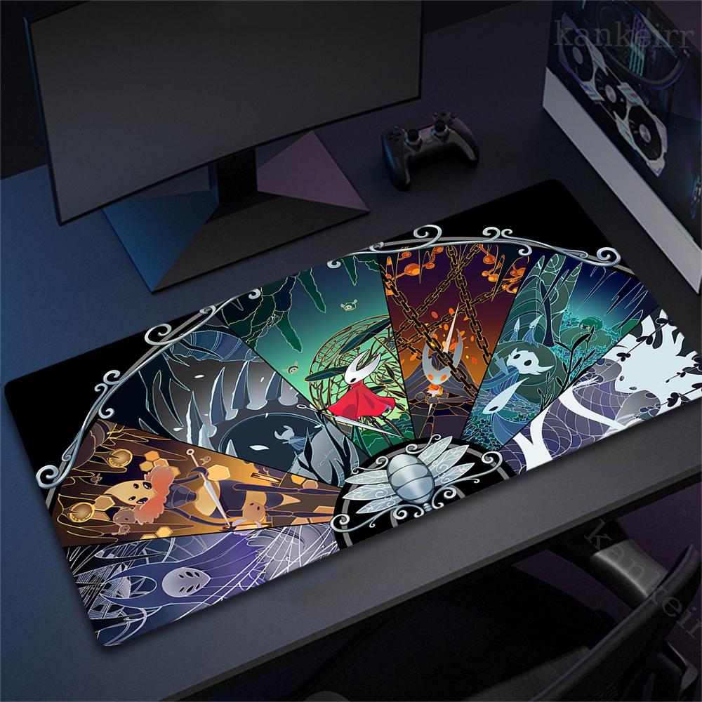 Stampa HD Cool Mousepad Hollow Knight Silksong Tappetini per Tavolo Mousepad per Computer Aziendale Tappetino Grande per Scrivania Mousepad XXL per PC Gamer