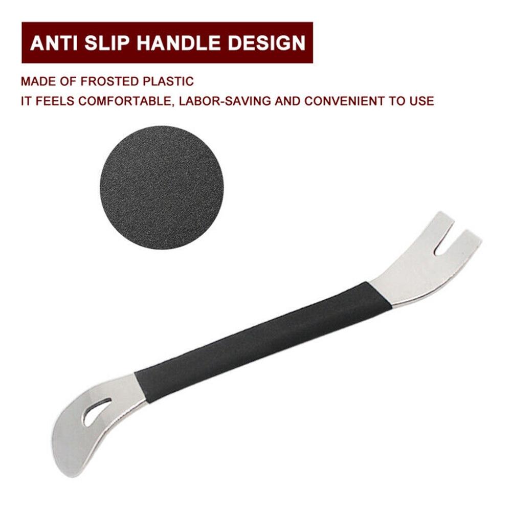 For Stainless Steel Trim Removal Tools Car Trim Puller Pry Bar Dual Ends Pry Tool