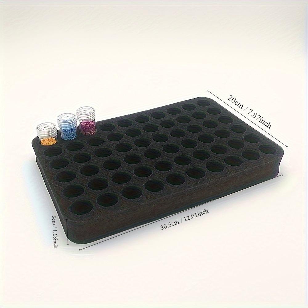 Diamond Painting Storage Bag with 60 Jars - Drop-proof EVA Case for Diamond Art and Essential Oils