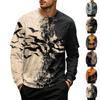 Men's Casual Look Sweatshirt with Halloween Print for Everyday Wear
