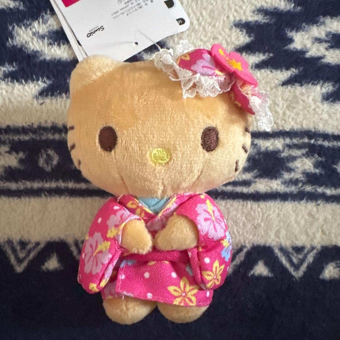 Hello Kitty Kimono Plush Keychain
