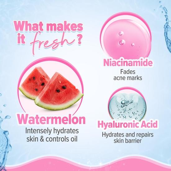 Aqualogica Radiance+ Crème Lush Strobe à la Pastèque et à la Niacinamide - 30g