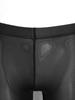 Leggings Femininas Transparentes Cor Sólida Transparentes Cintura Elástica Calças Skinny