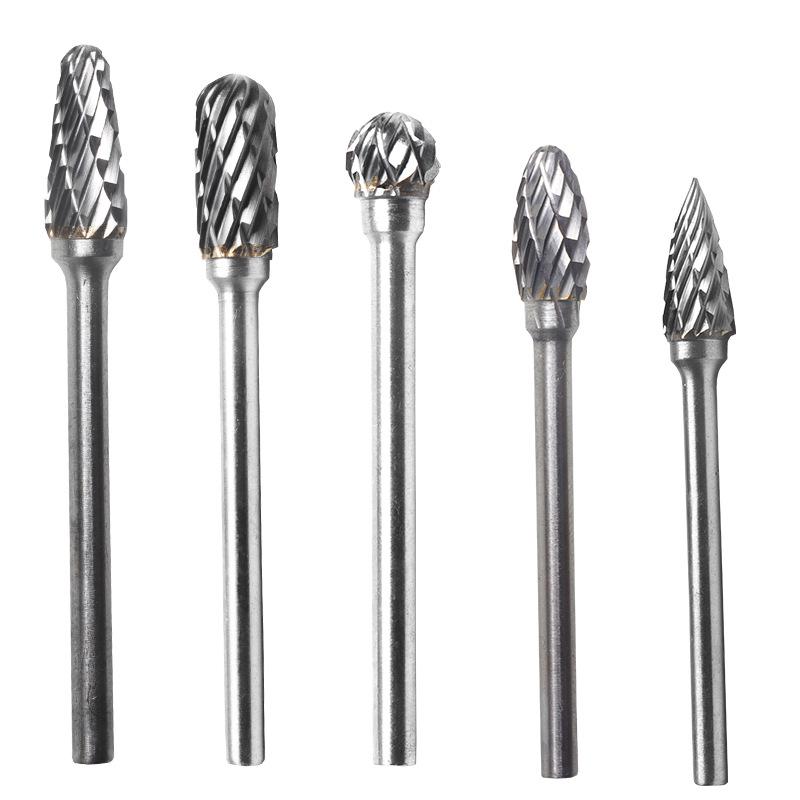 Tungsten Steel Grinding Head Carbide Rotary File for Metal Polishing, Wood Carving, Milling Cutter - 3x6mm