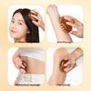 1 Pezzo Massaggiatore Naturale per Cuoio Capelluto Legno di Sandalo Pettine Massaggio Legno Terapia Strumento Guasha Corpo Dente Circolare Rilassamento Sollievo