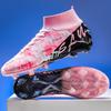 Unisex TF Turf Soccer Cleats Lightweight Breathable Non Slip Spikes Football Shoes for Men Women Outdoor Sports Training Match