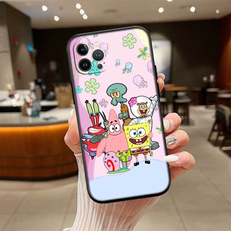 SpongeBob Phone Case for Redmi Note 12 12S 12C 13 13C 13R 14 14S 14R 14C 11A 13X A3 A3X A4 A5 Pro Max Plus