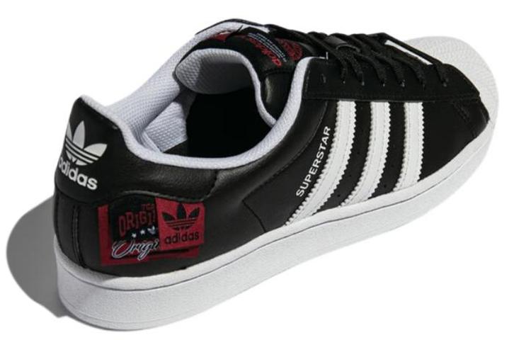 adidas Originals Superstar 'Black White Red' HQ6456