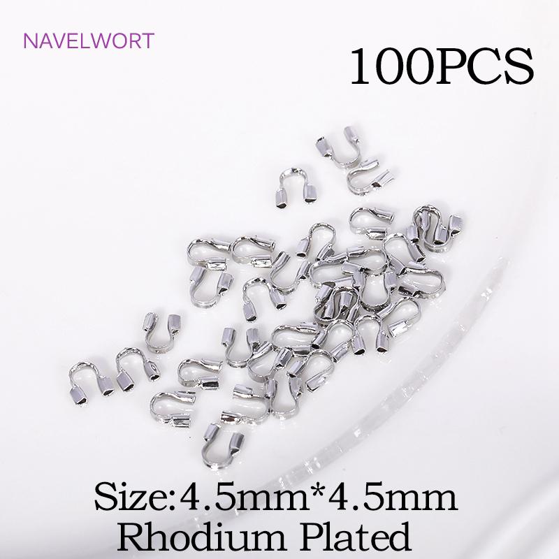 DIY Jewelry Making Accessories 18K Gold Plated Brass Crimp Bead,Lobster Clasps,Protector For Jewelry,Supplies For Jewelry