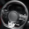 Carbon Fiber ABS Inner Steering Wheel Frame Cover Trim For Kia Stinger 2018-