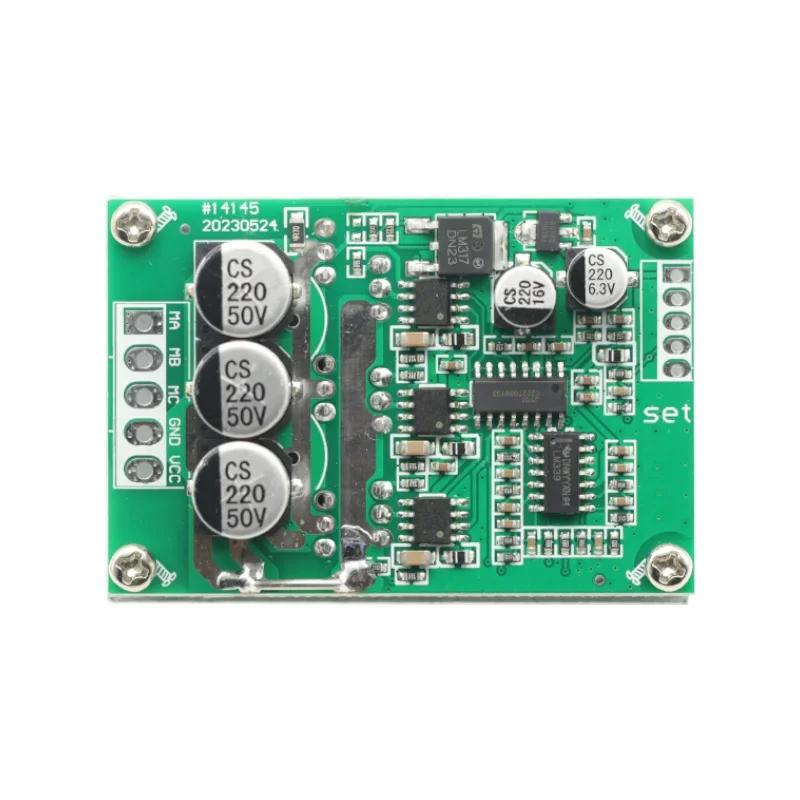 500W 15A DC 12-36V Brushless Hall Free Motor Driver Board High Power Motor Foward Reverse Speed Controller Power Supply