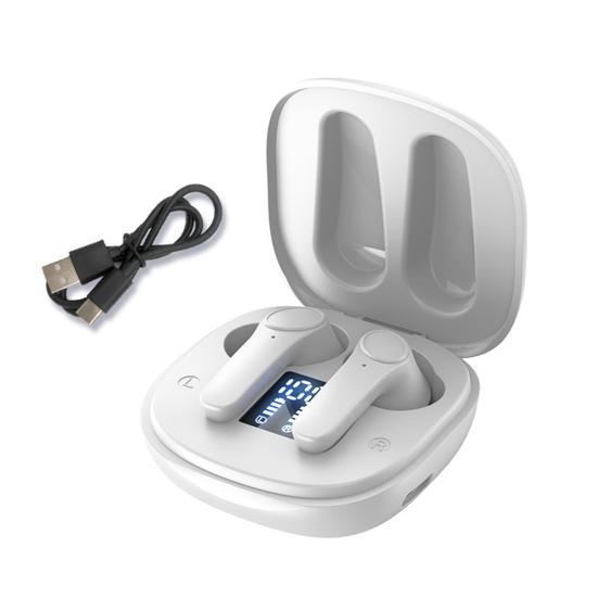 Språkoversetter ørepropper Høy nøyaktighet Stereolyd Sanntidsoversettelse IPX6 Vanntett Instant Translator Trådløse øretelefoner