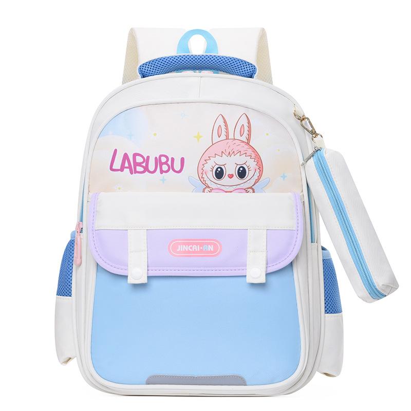 Children's School Bag Spring New Primary School Students Large-capacity Backpack Lightweight Burden-reducing Backpack