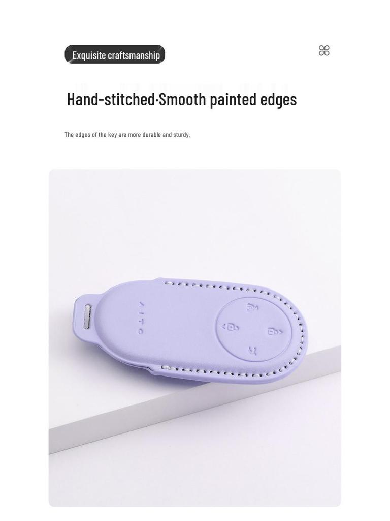 AITO M5/M7/M9 Leather Car Key Case Shell with Buckle