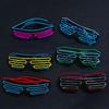 Double Colors Neon Glasses Cool Luminous Glasses Fluorescent Glasses  Festival Supplies