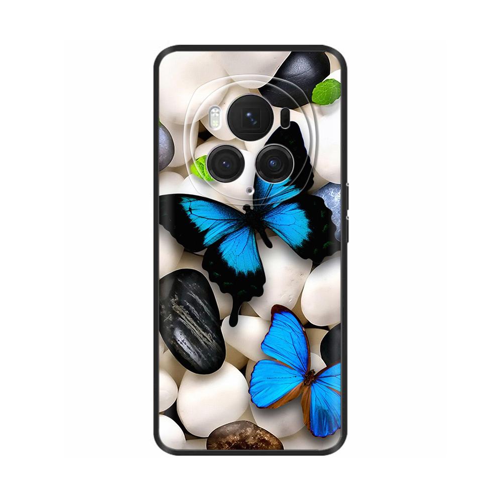 For Honor Magic6 Pro 5G Case Back Cover For Honor Magic6 5G Soft Black Silicone Fashion Phone Case For Magic 6 Pro Coque Fundas