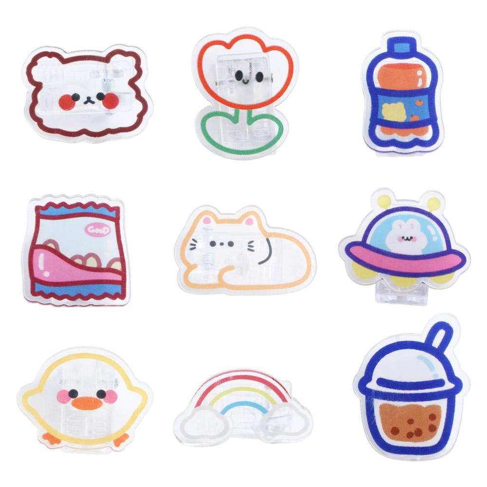 Clamp Binder Clip School Stationery Snacks Sealing Clip Binder Clips Transparent Clip Paper Clip