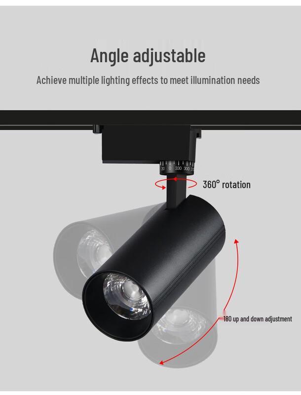 Pailide Anti-Glare LED Track Spotlight